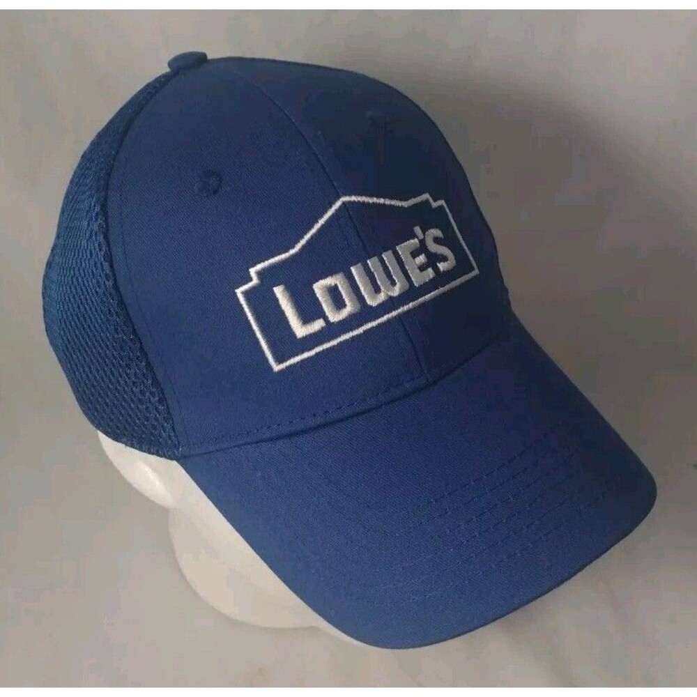 Lowe's Home Improvement Blue Adjustable Strapback Mesh Back Hat/Cap-NEW!